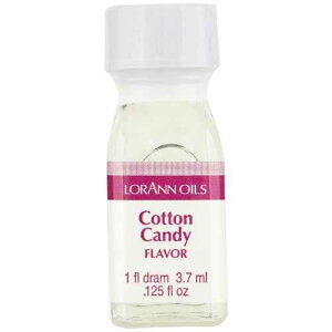 LorAnn Oils LorAnn Cotton Candy SS Flavor, 1 dram bottle (.0125 fl oz - 3.7ml - 1 teaspoon) - 12 Pack