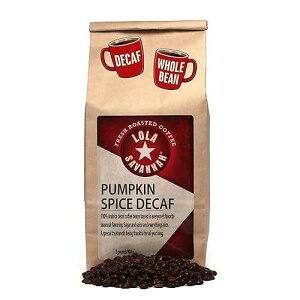 Lola Savannah Pumpkin Spice Whole Bean Decaf Coffee, 2lb