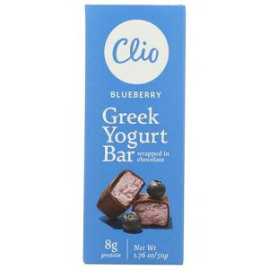 CLIO �u���[�x���[ �M���V�� ���[�O���g �o�[�A1.76 �I���X Clio, Bar Greek Yogurt Blueberry Single, 1.7 Ounce