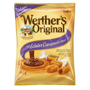 Werther's �I���W�i�� �\�t�g �G�N���A �L�������� �L�����f�B�[�A116g/4.1oz�A(�J�i�_����A��) Werther's Original Soft Eclairs Caramel Candies, 116g/4.1oz, (Imported from Canada)