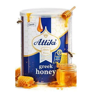 �A�e�B�L�A�M���V���Y�I�� 1000g (2.2�|���h) �� (2�p�b�N) Attiki, Greek Honey 1000g (2.2lb) CAN (2 pack)