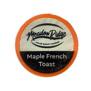Meadow Ridge Coffee Single Serve Cups - 100% Arabica Coffee (For K-Cup Brewers) Low Acid (Maple French Toast, 24 Count)