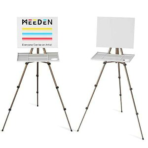 MEEDEN Plein Air Easel for ting: Adjustable Travel Watercolor Easel Stand for Adults- Collapsible Portable Tripod for Artists