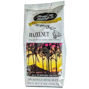 Hawaiian Isles Kona Coffee Co. �w�[�[���i�b�c - 8 �I���X �o�b�O (226.8g) HAWAIIAN ISLES COFFEE ROASTERS CO. Hawaiian Isles Kona Coffee Co. Hazelnut - 8 ounce bag (226.8g)