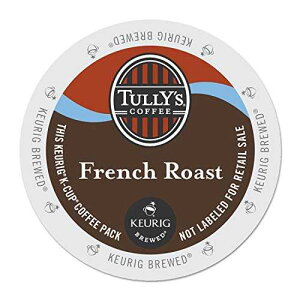 Tully's Coffee French Roast, Single-Serve Keurig K-Cup Pods, Dark Roast Coffee, 24 Count