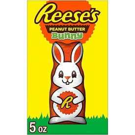 REESE'S ミルクチョコレート ピーナッツバターバニーキャンディ、イースター、5オンスのギフトボックス REESE'S Milk Chocolate Peanut Butter Bunny Candy, Easter, 5 oz Gift Box