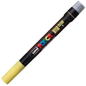 Uni-Ball Posca Acrylic Paint Marker, Brush, Yellow