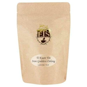 English Tea Ti Kuan Yin Iron Goddess Oolong Loose Leaf Tea Pouches - 4oz Semi-Fermented Chinese Oolong with Floral Aroma Smooth and Rich Flavor Brew Hot or Iced