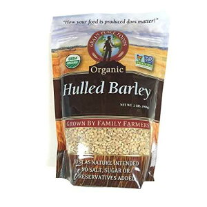 ??? ???? ?? | ? GMO ??? ?? ?? ?? | ??? | 907?? ?? Grain Place Foods | Non-GMO Organic Hulled Barley | Made in the USA | 2 lb Bag