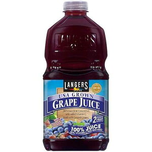 �����K�[�Y�W���[�X�A�r�^�~��C����O���[�v�A64�I���X�i8�p�b�N�j Langers Juice, Grape with Vitamin C, 64 Fl Oz (Pack of 8)