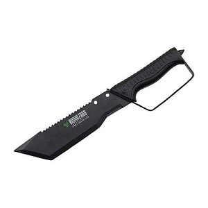 Wartech H-1314 �o�C�I�n�U�[�h �]���r �}�`�F�[�e �����u���[�h�A13.5 �C���`�A�u���b�N Wartech H-1314 Biohazard Zombie Machete Saw Teeth Blade, 13.5, Black