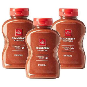�q�b�R���[�t�@�[���Y �N�����x���[�}�X�^�[�h (3�p�b�N) Hickory Farms Cranberry Mustard - 3 Pack | Gourmet Mustard - 3 Pack | Great for Snacking, Dipping, Recipes, Glazes, and Charcuterie Boards