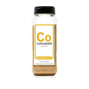 Spiceology ? Ground Coriander Spice ? Fresh-Ground Coriander Seed for Curries, Dry Rubs, Baking, Spice Blends, Marinades, and Middle Eastern Dishes ? 14 oz