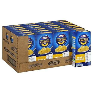 Kraft Thick 'n Creamy Macaroni & Cheese Dinner (24 ct Pack, 7.25 oz Boxes)