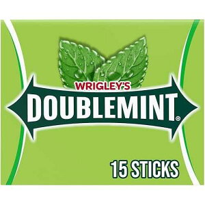 ���O���[�Y �_�u���~���g �V���K�[�t���[ �`���[�C���K���A�V���O�� �p�b�N (15 ��) Wrigley's Doublemint Sugarfree Chewing Gum, Single Pack (15 Pieces)