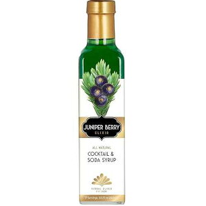 Floral Elixir Co. �W���j�p�[ �x���[ �G���N�T�[ - �J�N�e���ƃ\�[�_�p�̓V�R�V���b�v Floral Elixir Co. - All Natural HERB Syrup for Cocktails & Sodas, 8.5 oz (Juniper Berry)