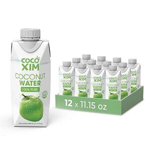COCOXIM Ready to Drink Pure Coconut Water - 11 oz (Pack of 12) | Zero Added Sugar| 100% Natural & Fresh with Electrolytes & Nutrients | Halal & Kosher Certified | Alternative to Soda, Soft Drinks and Sport