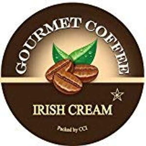 Gourmet Coffee Irish Cream Flavored Coffee Pods - 35 Count Gourmet Single Serve Cups Compatible with Keurig Brewers - Smooth, Creamy Medium Roast
