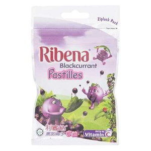 munchy's Malaysia Flavour Ribena Pastilles 30g (Blackcurrant, 3 Packs)