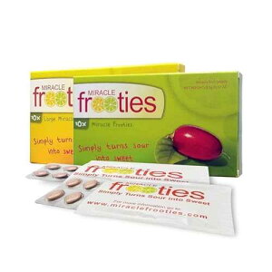 Miracle Frooties Tiktok Recommended Miracle Berry Tablets, 100% Naturally Grown Miracle Fruit, Turn Sour Sweet, Flavor Tripping, 20 count (Pack of 2), Different Sizes in 1 Pack