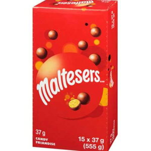 Mars Maltesers Milk Chocolate Candy, 15-Pack, 37g/1.3oz