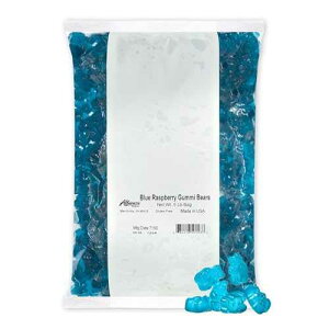 �A���o�j�[�Y���[���h�x�X�g�u���[���Y�x���[�O�~�x�A�A�L�����f�B5�|���h Albanese Candy, Blue Raspberry Gummi Bears, 5-pound Bag