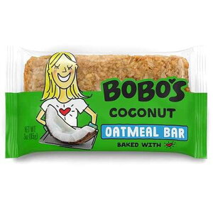 Bobo's Coconut Oat Bars, Gluten Free, Non-GMO, Whole Grain Oats, Pack of 12 | Snack Bars | On-the-Go | Made with Simple Ingredients
