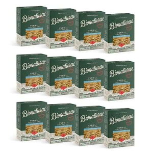 Bionaturae Fusilli Pasta Noodles - Gluten Free Pasta Organic, Rice & Lentil Pasta, Kosher Certified, High Protein, Non-GMO, Fusilli Pasta Organic, Crafted in Italy - 12 Oz, 12 Pack