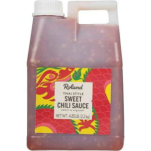 Roland Foods �^�C���X�p�C�V�[�X�C�[�g�`���\�[�X�AMSG�s�g�p�A����A���H�i�A4.85�|���h�{�g�� Roland Foods Thai Style Spicy Sweet Chili Sauce, No MSG, Specialty Imported Food, 4.85-Pound Bottle