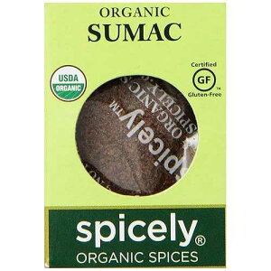 �X�p�C�X���[ �I�[�K�j�b�N �E���V �O���E���h 0.45 �I���X ecoBox �F��O���e���t���[ Spicely Organic Sumac Ground 0.45 Ounce ecoBox Certified Gluten Free