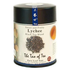 The Tao of Tea, Lychee Black Tea, Loose Leaf, 4.0 Ounce Tins