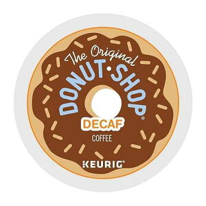 The Original Donut Shop �f�J�t�F �L���[���O �V���O���T�[�u K �J�b�v �|�b�h�A�~�f�B�A�� ���[�X�g �R�[�q�[�A22 �� The Original Donut Shop Decaf Keurig Single-Serve K-Cup Pods, Medium Roast Coffee, 22 Count