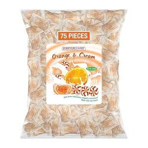 �����L�����f�B�A�I�����W���N���[�� 1 �|���h�܁A90 �� Scripture Candy, Orange & Cream Hard Candy 1 Pound Bag, 75 Pieces