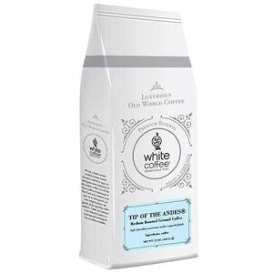 �z���C�g�R�[�q�[���R�[�q�[�A�A���f�X�̐�[�A12�I���X White Coffee Ground Coffee, Tip of The Andes, 12 Ounce