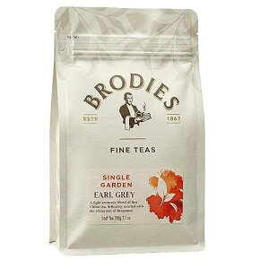 Brodies Estd 1867 Brodies Tea, Earl Grey Tea, Loose Leaf Black Tea Imported from Scotland, 200g Bag (Pack of 1)