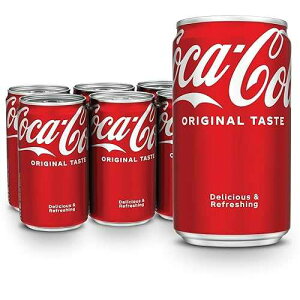 Coca-Cola Soda Soft Drink Mini Cans, 7.5 fl oz, 6 Pack