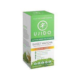 �F���� �����N�t���[�c �X�C�[�g���� (7.05 �I���X (200g)) Ujido The Path of Zen Ujido Matcha Green Tea Powder - Sweetened with Japanese Monk Fruit - Sugar Free (20g x 10 packets)