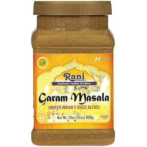 Rani Brand Authentic Indian Products Rani Garam Masala Indian 11-Spice Blend 32oz (2lbs) 908g PET Jar ~ All Natural, Salt-Free | Vegan | No Colors | Gluten Friendly | NON-GMO | Kosher | Indian Origin