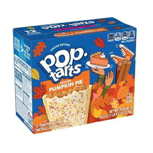 Pop-Tarts ���H�g�[�X�^�[�y�X�g���[�A�t���X�g�p���v�L���p�C�����A����ŁA20.3 �I���X (12 �p�b�N) Pop-Tarts Breakfast Toaster Pastries, Frosted Pumpkin Pie Flavored, Limited Edition, 20.3 Oz (Pack of 12)