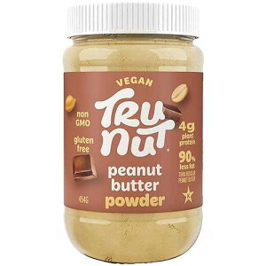 Tru-Nut Chocolate - PB Powder High Protein, Low Fat Ideal for Smoothies, Protein Shakes, Baking Versatile and Easy to Use, Low Carb, Gluten Free, 16oz Jar, Chocolate