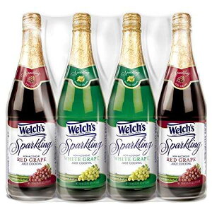�E�F���` �X�p�[�N�����O �W���[�X �J�N�e�� �o���G�e�B �p�b�N (750 ml�A4 ct.) Welch's Sparkling Juice Cocktail Variety Pack (750 ml, 4 ct.)