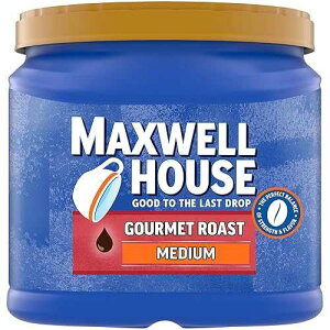 Maxwell House �O���� ���[�X�g �~�f�B�A�� ���[�X�g �O���E���h �R�[�q�[ (25.6 �I���X �L���j�X�^�[) Maxwell House Gourmet Roast Medium Roast Ground Coffee (25.6 oz Canister)