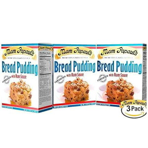 �}���E�p�p�E���Y�̃u���b�h�v�f�B���O �����\�[�X�~�b�N�X�t�� 3�p�b�N Mam Papaul's Bread Pudding w/ Rum Sauce Mix 3pk