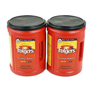 Folgers �N���V�b�N �~�f�B�A�� ���[�X�g �O���E���h �R�[�q�[ 48 �I���X (2 �p�b�N) Folgers Classic Medium Roast Ground Coffee, 48 Ounce (Pack of 2)
