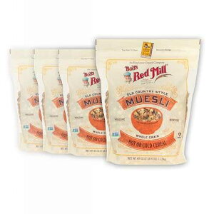 Bob's Red Mill Old Country Style Muesli, 40oz (Pack of 4) - Non GMO, Whole Grain, Vegan, Kosher
