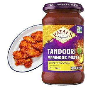 �p�^�b�N�y�[�X�g �^���h���[ 11�I���X Patak's Patak�fs Tandoori Marinade Paste - Mild Indian Tandoori Paste with 8 Expertly Blended Spices - Gluten-Free & Vegan - Flavorful Chicken Marinade for Grilling, Baking & BBQ Cook