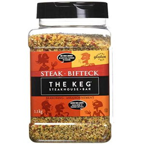 The Keg Steakhouse �X�e�[�L�V�[�Y�j���O �O���e���t���[ MSG ���Y�� - 1.1kg | 38.8�I���X {�J�i�_����A��} The Keg Steakhouse Steak Seasoning Gluten Free No MSG Added - 1.1kg | 38.8oz {Imported from Canada}