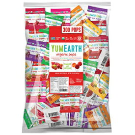 YumEarth オーガニック ロリポップ、各種フレーバー、5 ポンド袋 YumEarth Organic Lollipops, Assorted Flavors, 5 Pound Bag
