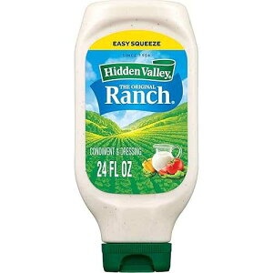 Hidden Valley Original Ranch Condiment and Dressing, Easy Squeeze Bottle, 24 Fl Oz (Package May Vary)