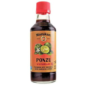 �}���J�� �|���| �v���~�A���ݖ��h���b�V���O ����������, 12 fl. �I�Y�B Marukan Ponzu Sudachi Soy Citrus Dressing (brown label), 12 Ounce Glass Bottle (Pack of 1)